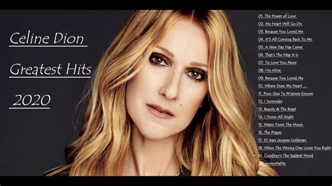 celine dion youtube greatest hits